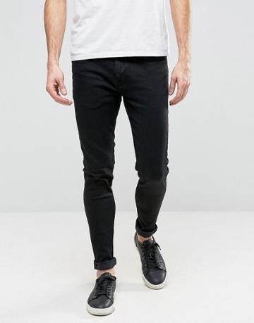 Ringspun Skinny Black Jeans - Black