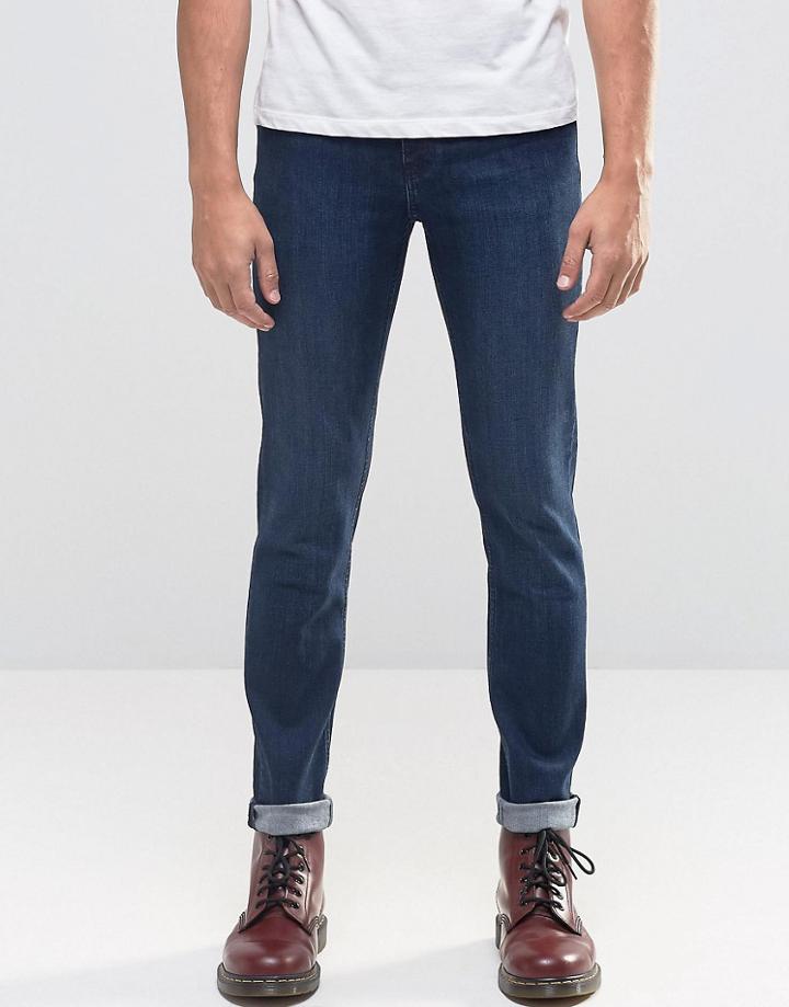 Cheap Monday Tight Skinny Jeans Ink Blue - Blue