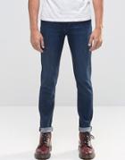 Cheap Monday Tight Skinny Jeans Ink Blue - Blue