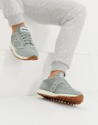 Saucony Jazz Original Vintage Sneaker In Green