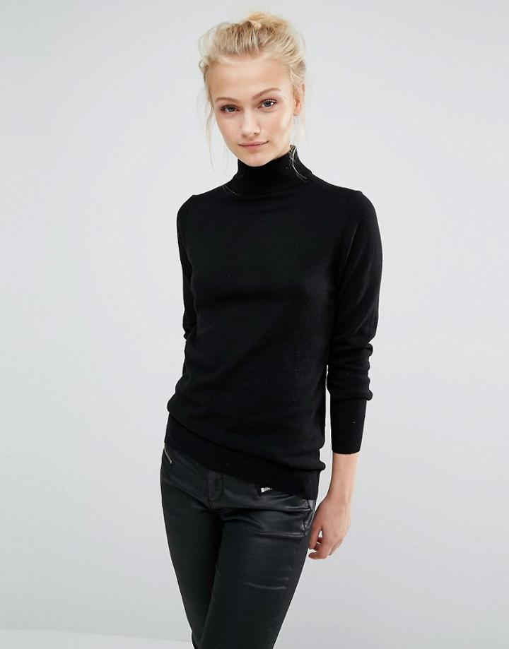 Warehouse Turtleneck Sweater - Black