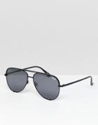 Quay Australia X Desi High Key Mini Aviator Sunglasses - Black