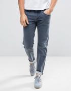 Pepe Jeans Hatch Slim Fit Jeans In Rinse Wash - Blue