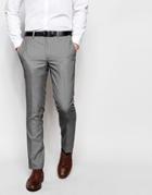 New Look Slim Pants In Gray - Gray