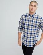 Tommy Hilfiger Zac Large Check Regular Fit Shirt In Blue - Blue