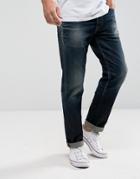 Jack & Jones Intelligence Jeans In Tapered Fit Italian Denim - Blue