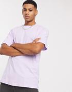 Only & Sons Oversize T-shirt In Lilac-purple