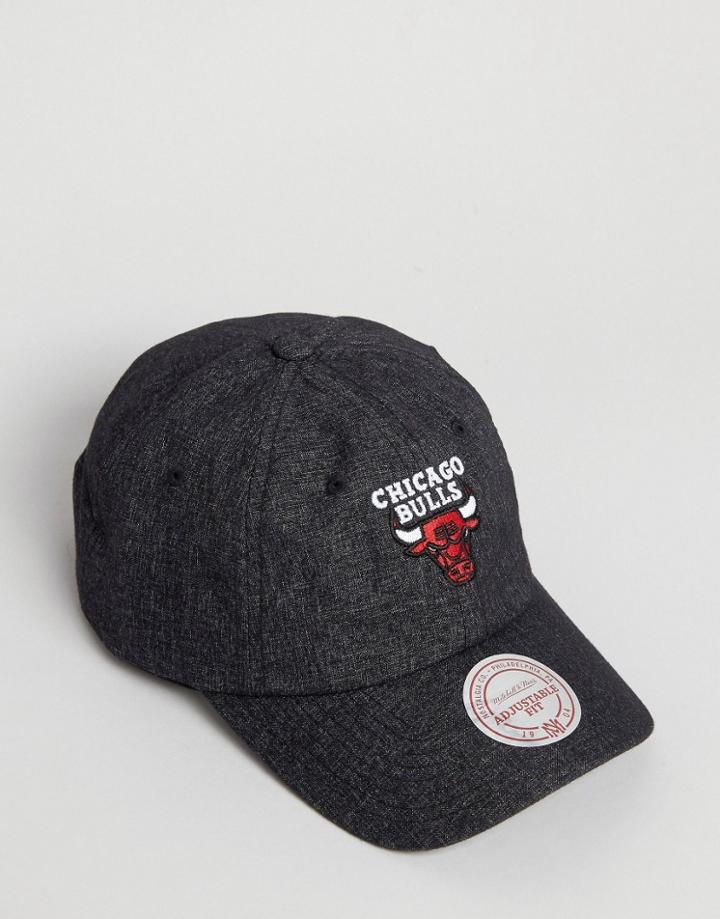 Mitchell & Ness Snapback Cap Melange Chicago Bulls - Black
