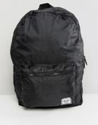 Herschel Supply Co Packable Daypack Backpack In Ripstop 24.5l - Black