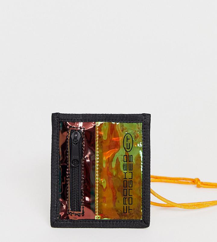 Crooked Tongues Rave Unisex Neck Pouch-black