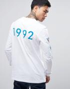 Parca Long Sleeve T-shirt With 1992 Back Print - White