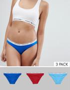 Tommy Hilfiger 3 Pack Knickers - Multi