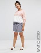 Asos Curve Lounge Shorts - Multi