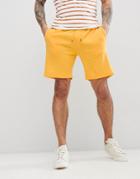 Brave Soul Basic Jersey Shorts - Yellow
