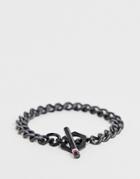 Tommy Hilfiger Chain Bracelet In Black