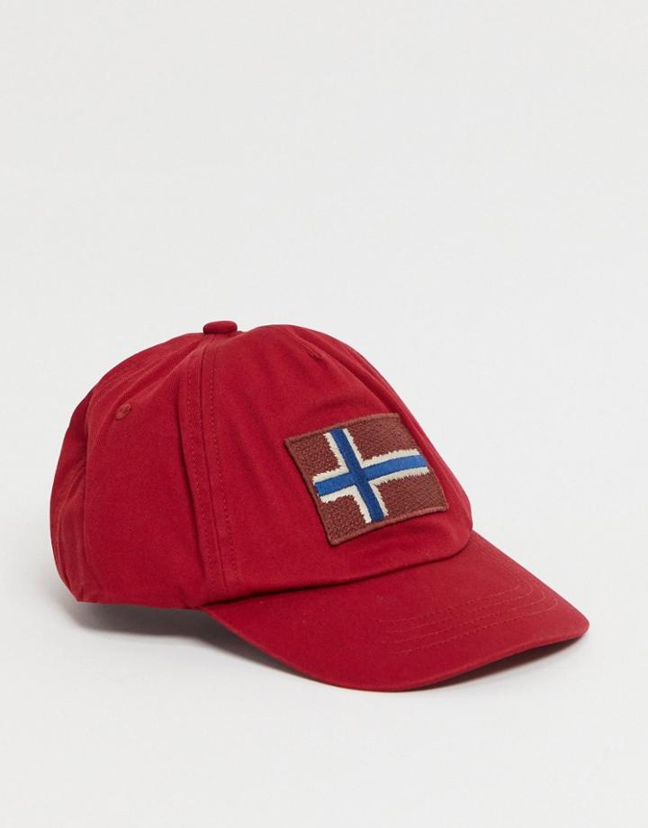 Napapijri Fontan Cap In Red
