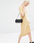 Monki Midi T-shirt Dress - Yellow