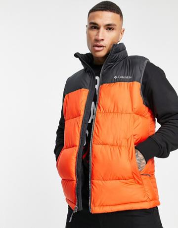 Columbia Pike Lake Vest In Orange-red