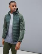 Jack & Jones Core Multi Quilt Jacket - Green