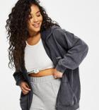 Public Desire Curve X Carms Oversized Hoodie Co-ord-grey