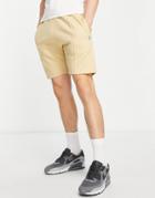 Le Breve Pin Tuck Jersey Shorts In Stone-neutral