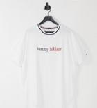 Tommy Hilfiger Asos Exclusive Lounge T-shirt With Chest Remix Logo In White