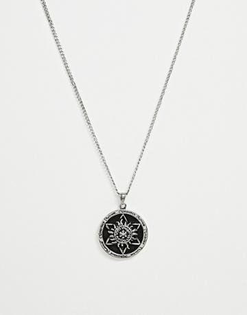 Seven London Silver Pendant Necklace - Silver