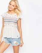 Pepe Jeans Embroidered Blouse - 808mousse