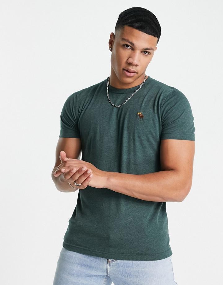 Abercrombie & Fitch Icon Logo T-shirt In Green
