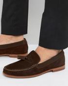 Ted Baker Dougge Suede Tassel Loafers - Brown