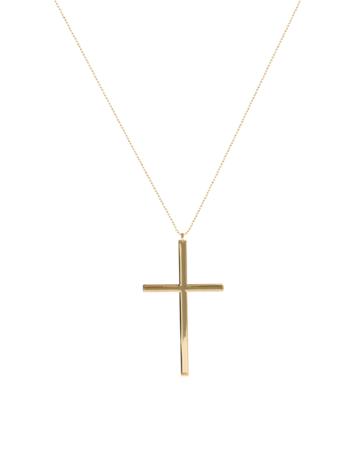 Asos Oversized Cross Pendant Necklace