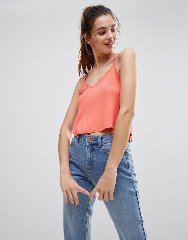 Asos Ultimate Crop Cami - Orange