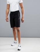 Boohooman Active Jersey Shorts In Black - Black