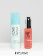 Nip & Fab Asos Exclusive Nourish & Intense Hydration - Dragons Blood Hyaluronic Shot & Kale Fix Moisturizer - Clear