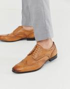 Silver Street Leather Formal Brogues In Tan