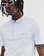 Allsaints Polo In Light Blue