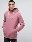 Illusive London Hoodie In Pink With Logo - Pink