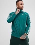 Adidas Originals Adicolor Superstar Track Jacket In Green Cw1311 - Green