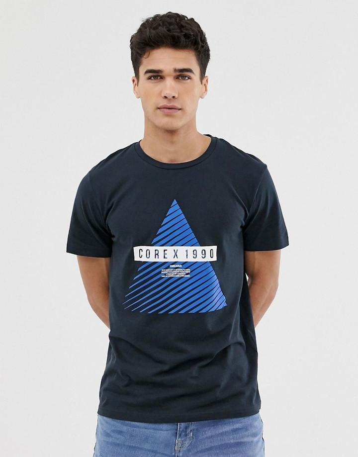 Jack & Jones Originals Script T-shirt-black