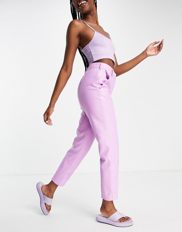 French Connection Crolenda Suit Pants In Lilac Pu - Part Of A Set-purple