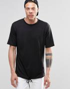 Weekday Drawstring T-shirt Black - Black