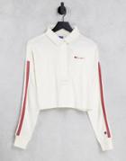 Champion Long Sleeve Rugby Top In White