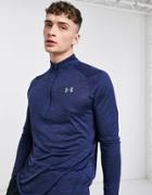 Under Armour Training Tech 2.0 1/2 Zip Top In Navy
