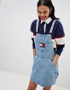 Tommy Jean 90s Capsule 5.0 Denim Overall Dress - Blue