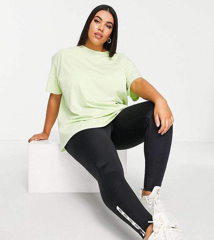 Asos 4505 Curve Oversized T-shirt-green