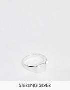 Asos Design Sterling Silver Pinky Ring
