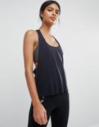 Blue Life Double Layer Tank - Gold