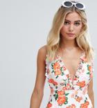 Peek & Beau Exclusive Floral Swimsuit In Wildflower-multi