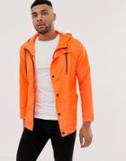 Another Influence Festival Neon Rain Jacket - Orange