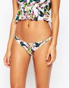 Asos Jungle Palm Print Bikini Bottom - Jungle Print